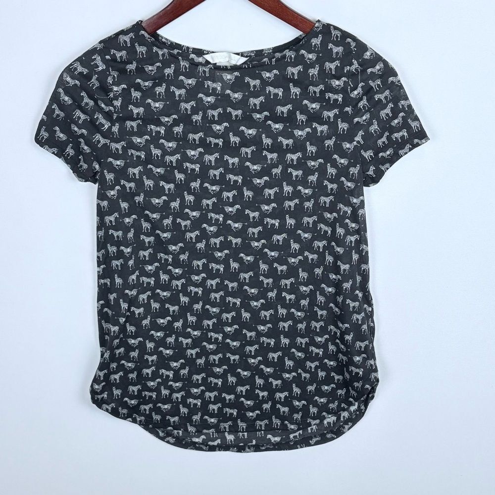 H&M Zebra‎ Print Blouse